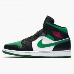 Air Jordan 1 Mid "Pine Grün" Schwarz/Gym Rot-Weiß-Pine Grün 554724 067 AJ1 Sneakers