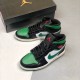 Air Jordan 1 Mid Pine Grün Schwarz/Gym Rot-Weiß-Pine Grün 554724 067 AJ1 Sneakers