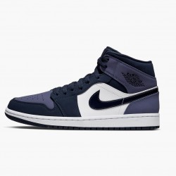 Air Jordan 1 Mid "Sanded Lila" Obsidian/Sanded Lila/Weiß 554724 445 Herren/Damen AJ1 Jordan Sneakers