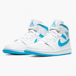 Air Jordan 1 Mid "UNC" University Blau/Weiß AJ1 Sneakers BQ6472 114