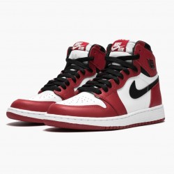 Air Jordan 1 Retro "Chicago" Weiß/Schwarz-Varsity Rot 575441 101 Herren/Damen AJ1 Jordan Sneakers