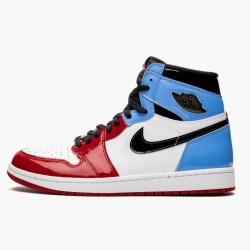 Air Jordan 1 Retro High "Fearless" Weiß/University-Blau-Varsity CK5666 100 Herren/Damen AJ1 Sneakers