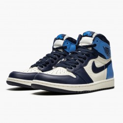 Air Jordan 1 Retro High OG "Obsidian/University Blau" 555088 140 AJ1 Sneakers