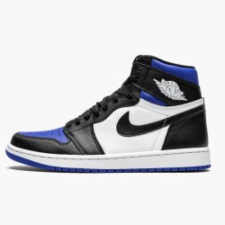 Air Jordan 1 Retro High OG "Royal Toe" Schwarz/Weiß-Game Royal-Schwarz 555088 041 Sneakers