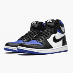 Air Jordan 1 Retro High OG "Royal Toe" Schwarz/Weiß-Game Royal-Schwarz 555088 041 Sneakers