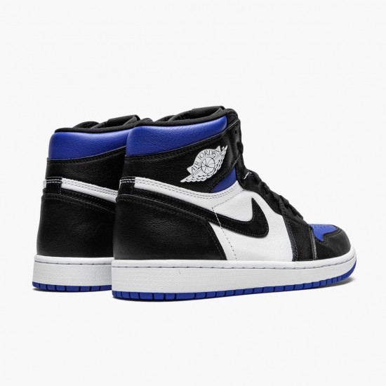 Air Jordan 1 Retro High OG Royal Toe Schwarz/Weiß-Game Royal-Schwarz 555088 041 Sneakers