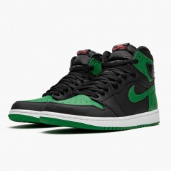 Air Jordan 1 Retro High "Pine Grün" Schwarz/Weiß-Pine Grün/Gym Rot 555088 030 AF1 Sneakers