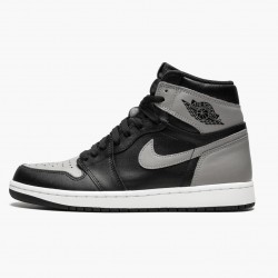 Air Jordan 1 Retro High "Shadow" Schwarz/Medium-Grau Weiß 555088 013 Herren AJ1 Jordan Sneakers