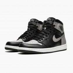 Air Jordan 1 Retro High "Shadow" Schwarz/Medium-Grau Weiß 555088 013 Herren AJ1 Jordan Sneakers