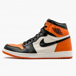 Air Jordan 1 Retro "Shattered Backboard" Schwarz/Starfish-Sail 555088 005 Herren AJ1 Jordan Sneakers