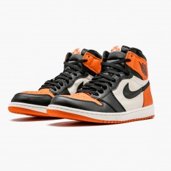 Air Jordan 1 Retro "Shattered Backboard" Schwarz/Starfish-Sail 555088 005 Herren AJ1 Jordan Sneakers