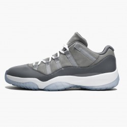 Air Jordan 11 Low "Cool Grau" Herren/Damen 528895 003 Medium Grau/Weiß-Gunsmoke AJ11 Schwarz Jordan Sneakers