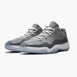 Air Jordan 11 Low "Cool Grau" Herren/Damen 528895 003 Medium Grau/Weiß-Gunsmoke AJ11 Schwarz Jordan Sneakers