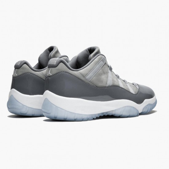 Air Jordan 11 Low Cool Grau Herren/Damen 528895 003 Medium Grau/Weiß-Gunsmoke AJ11 Schwarz Jordan Sneakers