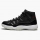 Air Jordan 11 Retro 72-10 Herren/Damen 378037 002 Schwarz Gym Rot-Weiß-Anthracite AJ11 Schwarz Jordan Sneakers