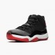 Air Jordan 11 Retro Bred Herren 378037 010 Schwarz/Varsity Rot-Weiß AJ11 Schwarz Jordan Sneakers