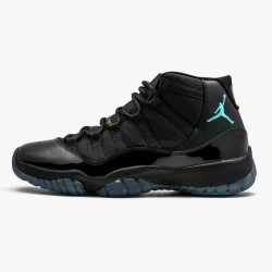 Air Jordan 11 Retro "Gamma Blau" Herren 378037 006 Schwarz/Gamma Blau-Varsity Maize AJ11 Schwarz Jordan Sneakers