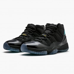 Air Jordan 11 Retro "Gamma Blau" Herren 378037 006 Schwarz/Gamma Blau-Varsity Maize AJ11 Schwarz Jordan Sneakers