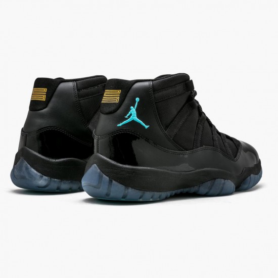 Air Jordan 11 Retro Gamma Blau Herren 378037 006 Schwarz/Gamma Blau-Varsity Maize AJ11 Schwarz Jordan Sneakers