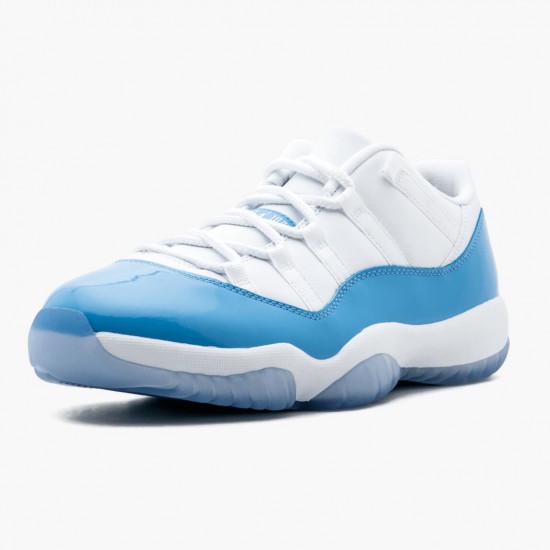 Air Jordan 11 Retro Low University Blau Herren/Damen 528895 106 Weiß/University Blau AJ11 Schwarz Jordan Sneakers