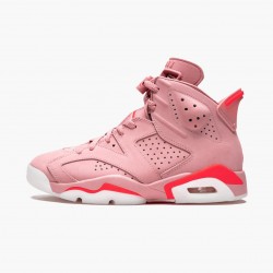 Air Jordan 6 Retro "Aleali May" WMNS CI0550 600 Rust Rosa/Bright Crimson AJ6 Schwarz Jordan Sneakers