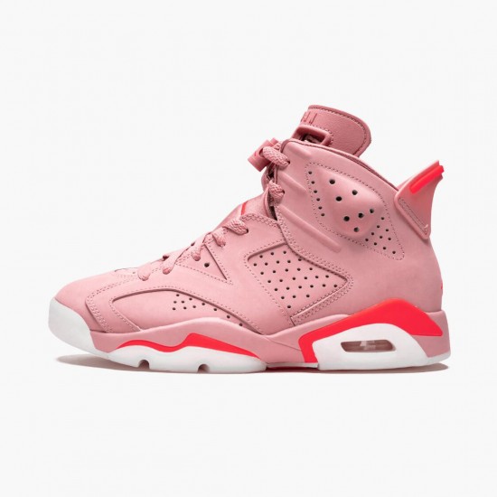 Air Jordan 6 Retro Aleali May WMNS CI0550 600 Rust Rosa/Bright Crimson AJ6 Schwarz Jordan Sneakers