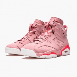 Air Jordan 6 Retro "Aleali May" WMNS CI0550 600 Rust Rosa/Bright Crimson AJ6 Schwarz Jordan Sneakers