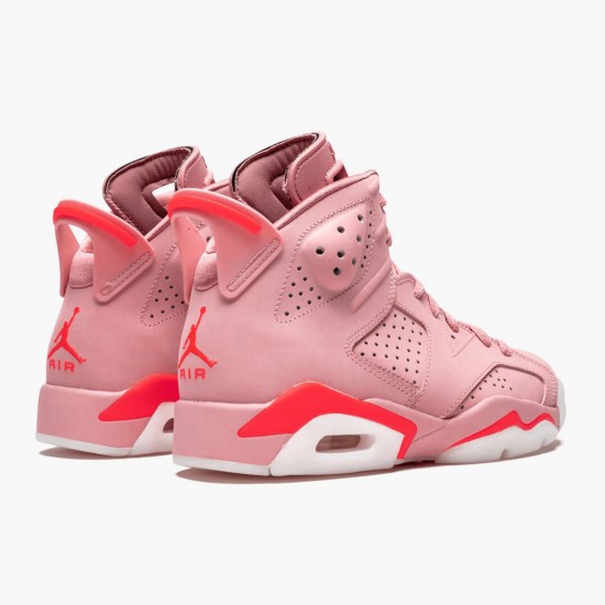 Air Jordan 6 Retro Aleali May WMNS CI0550 600 Rust Rosa/Bright Crimson AJ6 Schwarz Jordan Sneakers