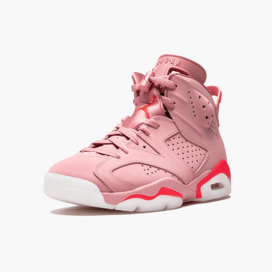 Air Jordan 6 Retro Aleali May WMNS CI0550 600 Rust Rosa/Bright Crimson AJ6 Schwarz Jordan Sneakers