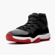 Air Jordan 11 Retro Bred” 2019 Schwarz/Weiß/Varsity-Rot 378037 061 AJ11 Sneakers