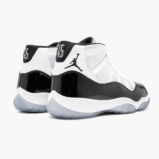 Air Jordan 11 Retro Concord 2018 Weiß/Schwarz-Concord 378037 100 AJ11 Sneakers