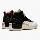 Air Jordan 12 Retro 2019 CNY Chinese New Year Schwarz/True Rot-Sail Noir CI2977 006 AJ12 Sneakers