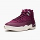 Air Jordan 12 Retro Bordeaux Herren AJ12 130690 617 Bordeaux/Sail-Metallic Silber Jordan Sneakers