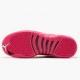 Air Jordan 12 Retro Dynamic Rosa Damen AJ12 510815 109 Weiß/Vivid Rosa-Mtllc Silber Jordan Sneakers