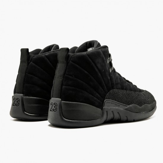 Air Jordan 12 Retro OVO Schwarz Herren AJ12 873864 032 Schwarz/Schwarz-Metallic Gold Jordan Sneakers