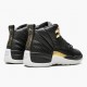 Air Jordan 12 Retro Reptile Herren/Damen AJ12 AO6068 007 Schwarz/Metallic-Gold Weiß Jordan Sneakers