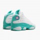 Air Jordan 13 Retro Aurora Grün Damen Weiß/Soar/Aurora-Grün-Digita 439358 100 AJ13 Jordan Sneakers