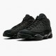 Air Jordan 13 Retro Schwarz Cat Herren AJ13 Schwarz Shoes 414571-011