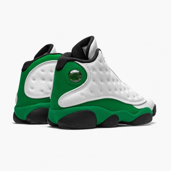 Air Jordan 13 Retro Lucky Grün Herren Weiß/Schwarz-Lucky Grün DB6537 113 AJ13 Jordan Sneakers