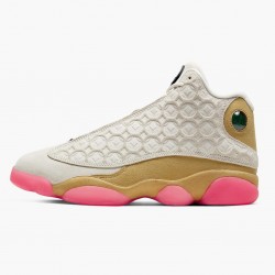 Air Jordan 13 Retro "Chinese New Year" Ivory/Schwarz-Digital Rosa-Club CW4409 100 AJ13 Sneakers