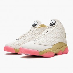 Air Jordan 13 Retro "Chinese New Year" Ivory/Schwarz-Digital Rosa-Club CW4409 100 AJ13 Sneakers