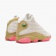 Air Jordan 13 Retro Chinese New Year Ivory/Schwarz-Digital Rosa-Club CW4409 100 AJ13 Sneakers