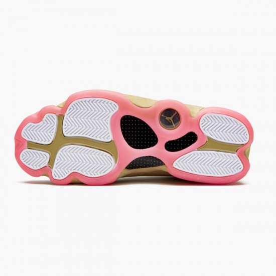 Air Jordan 13 Retro Chinese New Year Ivory/Schwarz-Digital Rosa-Club CW4409 100 AJ13 Sneakers