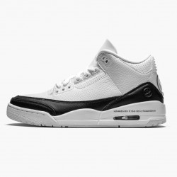 Air Jordan 3 Retro "Fragment" Herren/Damen DA3595 100 Weiß/Schwarz-Weiß AJ3 Jordan Sneakers