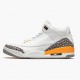 Air Jordan 3 Retro Laser Orange Herren/Damen CK9246 108 Weiß/Laser Orange-Cement Grau AJ3 Jordan Sneakers