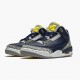 Air Jordan 3 Retro Michigan Herren AJ3 820064 Schwarz/University Gold-Cement G AJ3 Jordan Sneakers