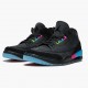 Air Jordan 3 Retro Quai54 Herren/Damen AT9195 001 Schwarz/Schwarz-Electric Grün AJ3 Jordan Sneakers