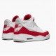 Air Jordan 3 Retro Tinker Herren CJ0939 100 Weiß/University Rot-Neutral G AJ3 Jordan Sneakers