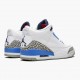 Air Jordan 3 Retro UNC Herren/Damen CT8532 104 Weiß/Valor Blau-Tech Grau AJ3 Jordan Sneakers