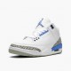 Air Jordan 3 Retro UNC Herren/Damen CT8532 104 Weiß/Valor Blau-Tech Grau AJ3 Jordan Sneakers